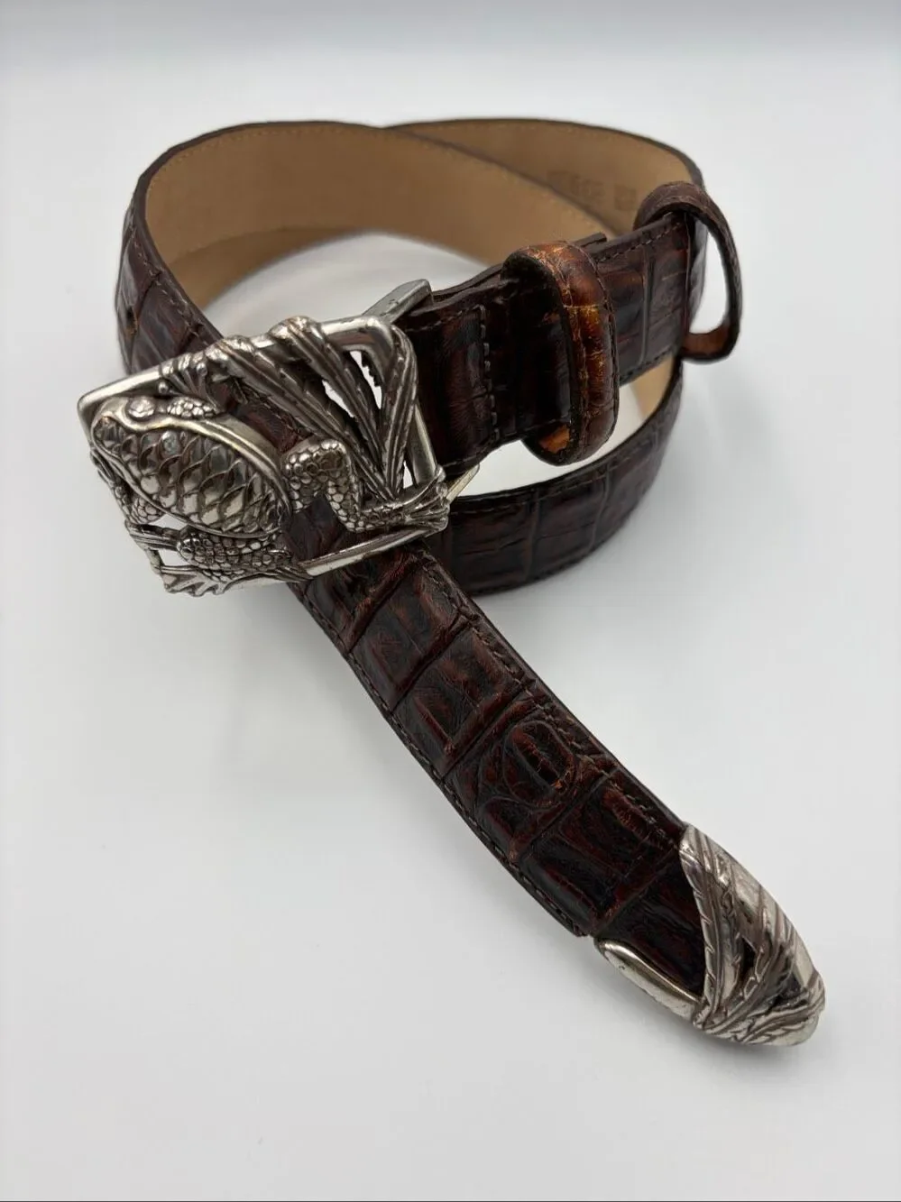 Brighton brown croc